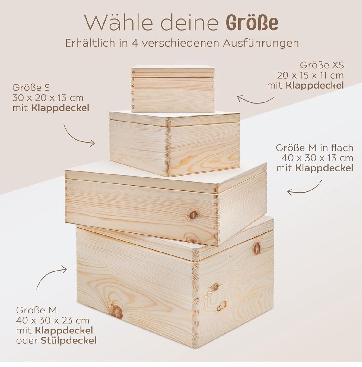 Erinnerungsbox Baby personalisiert – Mit Name, Geburtsdaten & Wunschtext